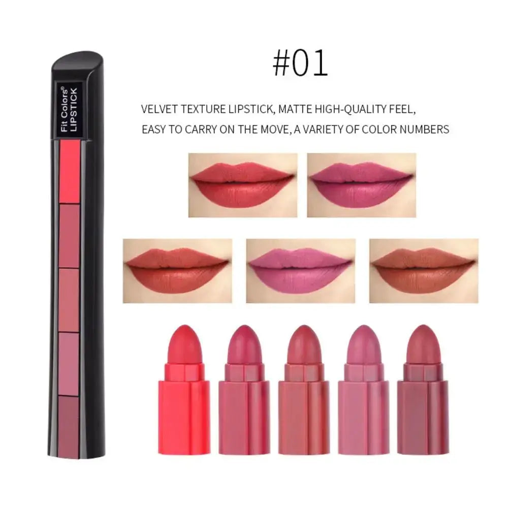 5 in 1 Velvet Matte Lipstick