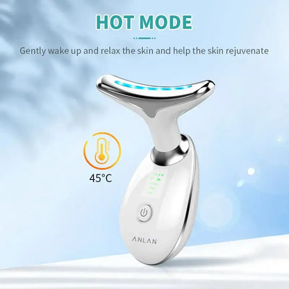 LED Photon Therapy Neck and Face Lifting Massager